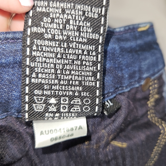 7FAM Jeans Stretch Denim The Skinny Women's Size 31 *Flaw* 7 For All Mankind - Picture 11 of 14